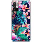 Чехол BoxFace Xiaomi Redmi Note 10 5G flowers in the tropics