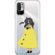 Прозрачный чехол BoxFace Xiaomi Redmi Note 10 5G Just a Girl