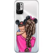 Прозрачный чехол BoxFace Xiaomi Redmi Note 10 5G Mouse Mommy