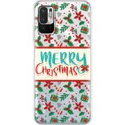 Прозрачный чехол BoxFace Xiaomi Redmi Note 10 5G Vintage Christmas Pattern