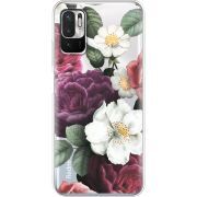 Прозрачный чехол BoxFace Xiaomi Redmi Note 10 5G Floral Dark Dreams