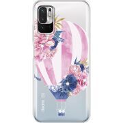 Чехол со стразами BoxFace Xiaomi Redmi Note 10 5G Pink Air Baloon