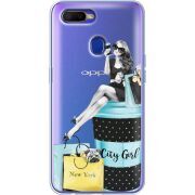 Прозрачный чехол BoxFace OPPO A12 City Girl