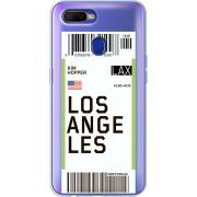 Прозрачный чехол BoxFace OPPO A12 Ticket Los Angeles