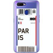 Прозрачный чехол BoxFace OPPO A12 Ticket Paris