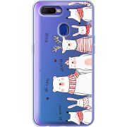 Прозрачный чехол BoxFace OPPO A12 The Friendly Beasts