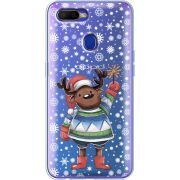 Прозрачный чехол BoxFace OPPO A12 Christmas Deer with Snow