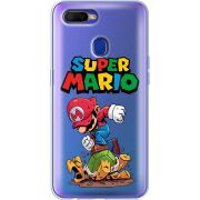 Прозрачный чехол BoxFace OPPO A12 Super Mario
