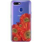 Прозрачный чехол BoxFace OPPO A12 Red Poppies