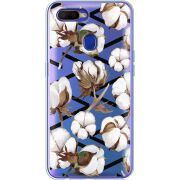 Прозрачный чехол BoxFace OPPO A12 Cotton flowers