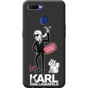 Черный чехол BoxFace OPPO A12 For Karl