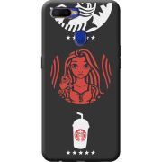 Черный чехол BoxFace OPPO A12 RedWhite Coffee