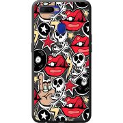 Черный чехол BoxFace OPPO A12 Rock Graffiti