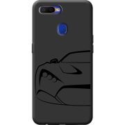 Черный чехол BoxFace OPPO A12 Sportcar