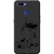 Черный чехол BoxFace OPPO A12 