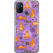 Чехол BoxFace OnePlus Nord N100 Yoga Cat