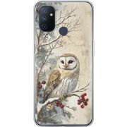 Чехол BoxFace OnePlus Nord N100 Christmas Owl