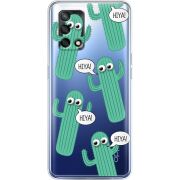 Прозрачный чехол BoxFace OPPO A74 с 3D-глазками HIYA