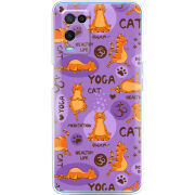 Чехол BoxFace OPPO A54 Yoga Cat
