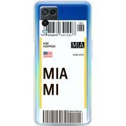 Прозрачный чехол BoxFace OPPO A54 Ticket Miami
