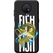 Черный чехол BoxFace Nokia G20 Fish