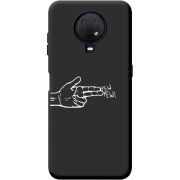 Черный чехол BoxFace Nokia G20 Pew Pew