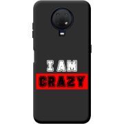 Черный чехол BoxFace Nokia G20 I'm Crazy