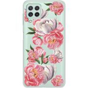 Прозрачный чехол BoxFace Samsung M325F Galaxy M32 Peony Watercolor Style
