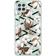 Прозрачный чехол BoxFace Samsung M325F Galaxy M32 Cotton flowers