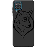 Черный чехол BoxFace Samsung A225 Galaxy A22 Wolf