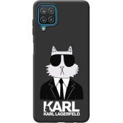 Черный чехол BoxFace Samsung M325F Galaxy M32 Cat in Black