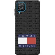 Черный чехол BoxFace Samsung M325F Galaxy M32 Tommy Print