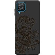 Черный чехол BoxFace Samsung M325F Galaxy M32 Chinese Dragon