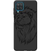 Черный чехол BoxFace Samsung M325F Galaxy M32 Lion