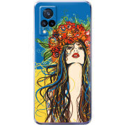 Чехол Uprint Vivo V21 Ukraine Girl