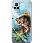 Чехол Uprint Vivo V21 Полосатый Бандит