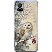 Чехол Uprint Vivo V21 Christmas Owl