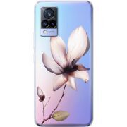 Прозрачный чехол Uprint Vivo V21 Magnolia