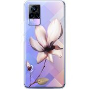Прозрачный чехол Uprint Vivo V21E Magnolia
