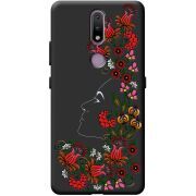 Черный чехол BoxFace Nokia 2.4 3D Ukrainian Muse