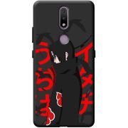 Черный чехол BoxFace Nokia 2.4 Учиха Итачи