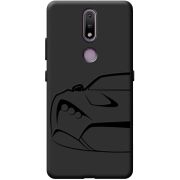 Черный чехол BoxFace Nokia 2.4 Sportcar
