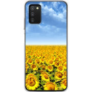 Чехол BoxFace Samsung Galaxy A03s (A037) Подсолнухи
