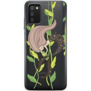 Прозрачный чехол BoxFace Samsung Galaxy A03s (A037) Cute Mermaid
