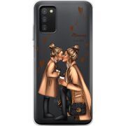 Прозрачный чехол BoxFace Samsung Galaxy A03s (A037) Mommy Is My BFF
