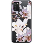 Прозрачный чехол BoxFace Samsung Galaxy A03s (A037) Chinese Magnolia