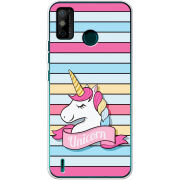 Чехол BoxFace Tecno Spark 6 Go Unicorn