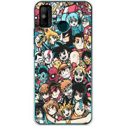 Чехол BoxFace Tecno Spark 6 Go Anime Stickers