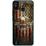 Чехол BoxFace Tecno Spark 6 Go Harley An American Legend