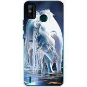Чехол BoxFace Tecno Spark 6 Go White Horse